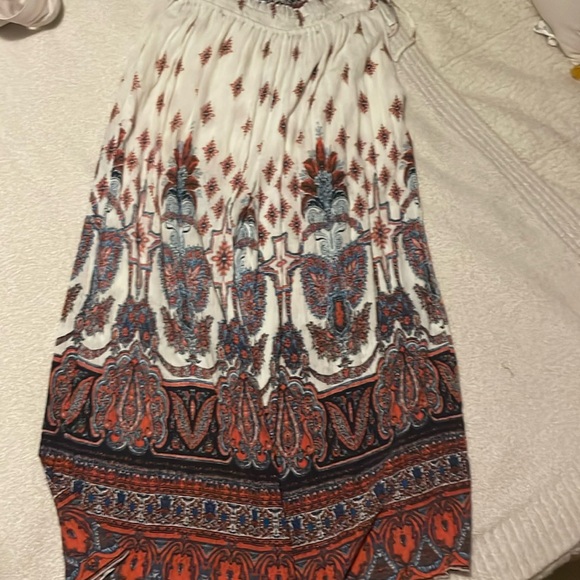 Free People Pants - Free people white paisley pant